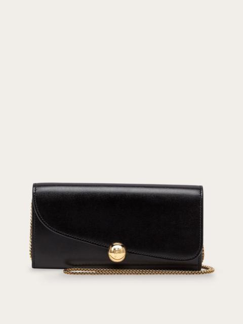 FERRAGAMO Asymmetrical flap wallet