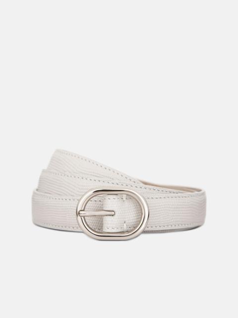 Vince Women’s 20mm Stitched Lizard-Embossed Leather Belt