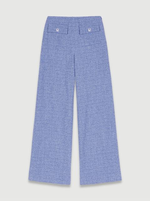 maje Tweed trousers