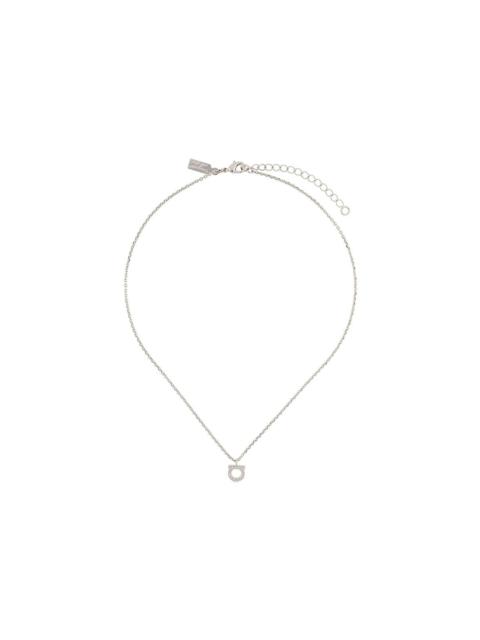 FERRAGAMO Gancini Crystal necklace
