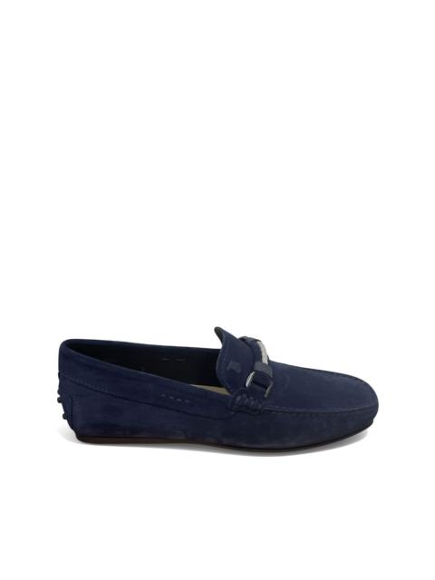 Tod's braided strap loafers