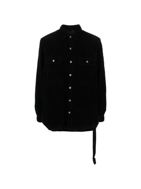 Rick Owens DRKSHDW corduroy cotton shirt jacket