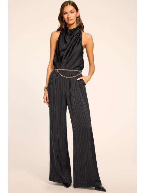RAMY BROOK Joan Lurex Open Back Jumpsuit