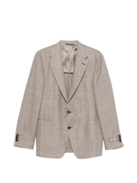 Canali button-fastening blaser