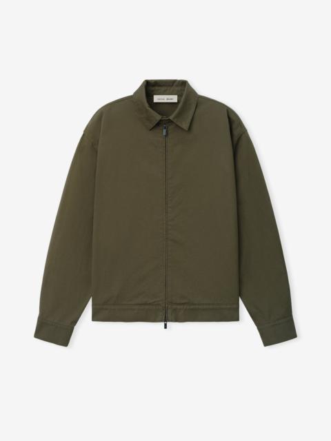 ESSENTIALS Cotton Twill Work Jacket