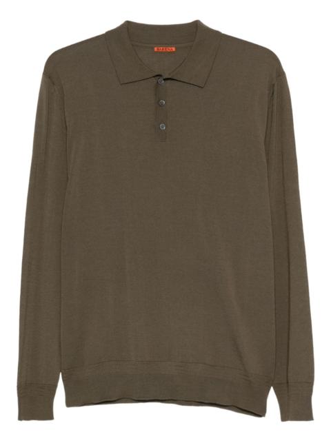 BARENA long-sleeve polo shirt