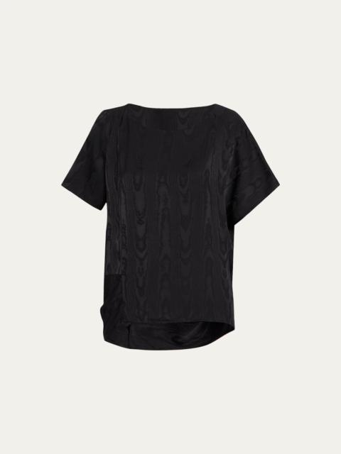 Dries Van Noten Women's Caressa Draped Top - Black