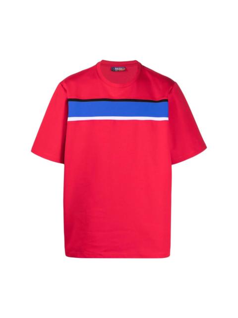 Just Don striped band short-sleeve T-shirt