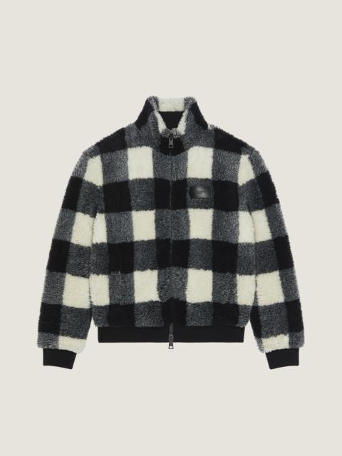 Givenchy CHECKED FLEECE JACKET