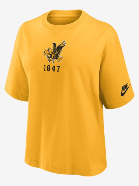 Nike Iowa Hawkeyes Legacy Established Boxy Women's Nike College T-Shirt