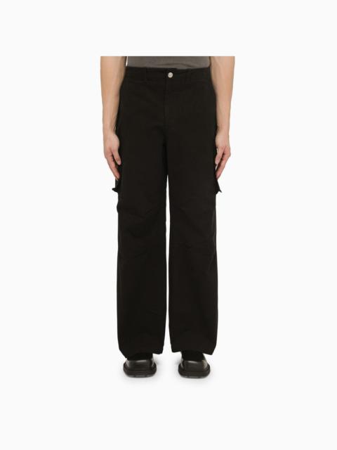 Our Legacy Black cotton cargo trousers