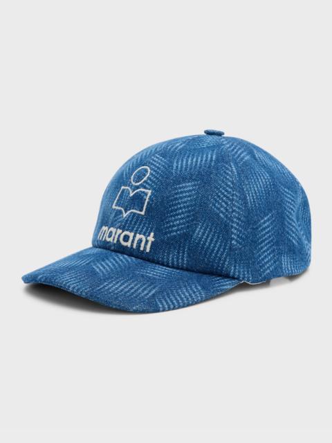 Isabel Marant Tyron Denim Baseball Cap
