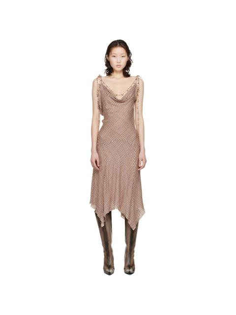 KNWLS Beige Tess Midi Dress