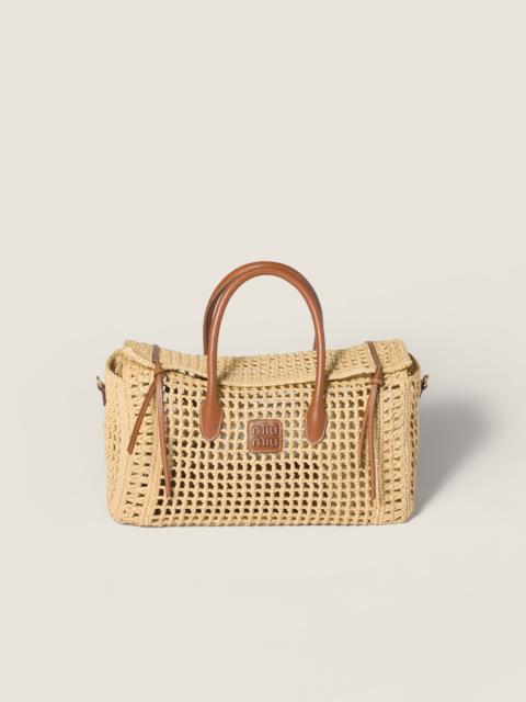 Miu Miu Raffia top-handle bag