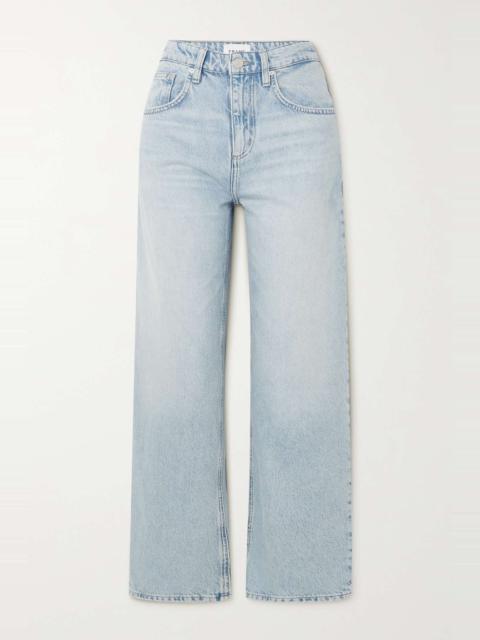 + NET SUSTAIN Long Barrel high-rise tapered jeans