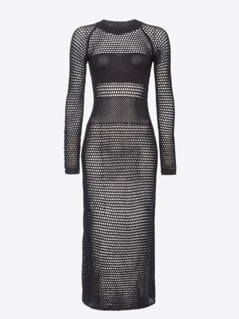 LONG MESH DRESS