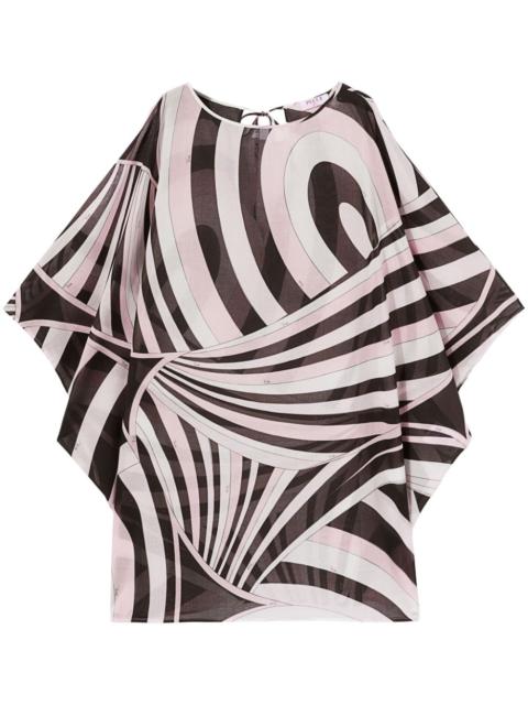PUCCI abstract-pattern print mini dress