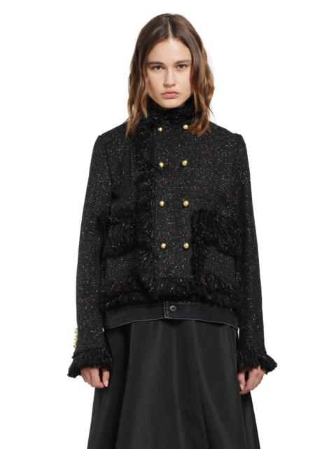 sacai Nep Tweed X Denim Jacket