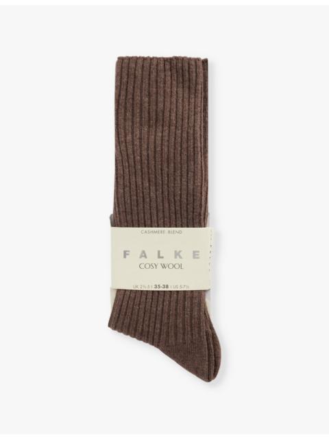 FALKE Cosy Wool ribbed knit socks