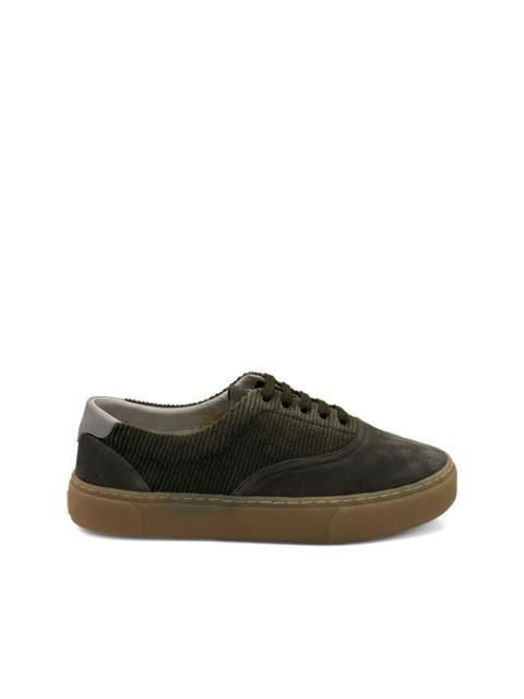Brunello Cucinelli corduroy-suede sneakers