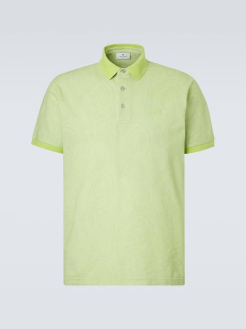 Etro Paisley cotton polo shirt