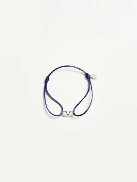 Valentino VLOGO SIGNATURE COTTON BRACELET
