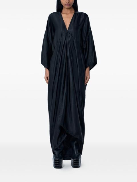 Rick Owens V-neck draped maxi dress