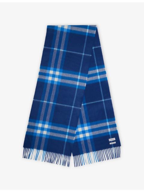 Burberry Check Cashmere Scarf