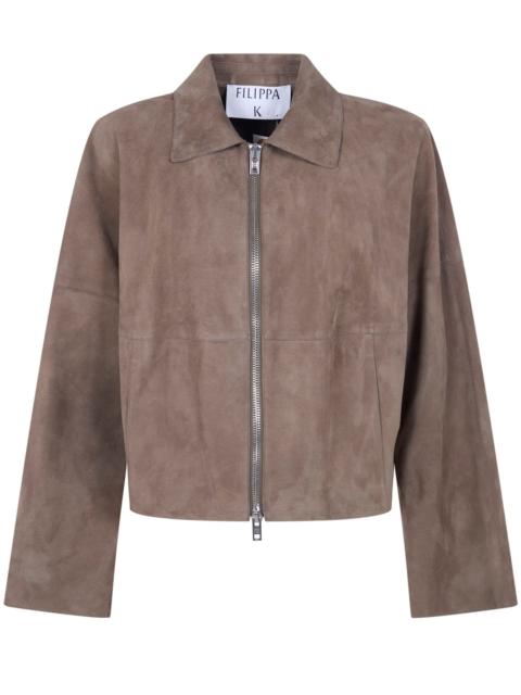 FILIPPA K Suede "Coach" Jacket