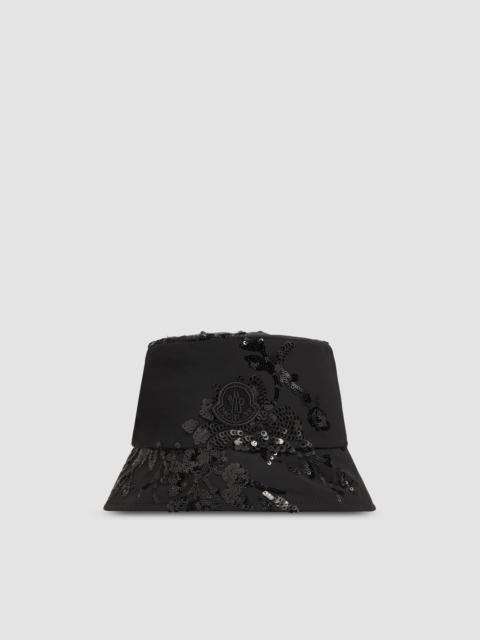 Moncler Sequin-Embroidered Bucket Hat