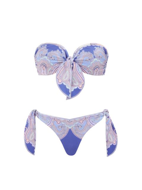 Zimmermann MAXINE SCARF TIE BIKINI
