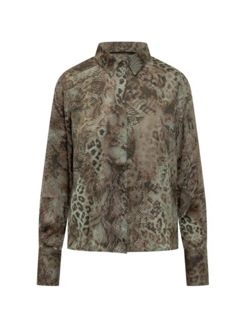 ba&sh Cornelia printed shirt
