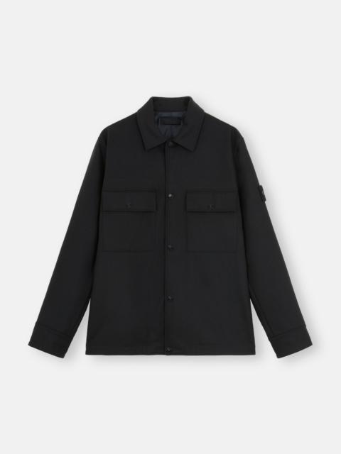 Stone Island 120F4 WOOL NYLON FLANNEL_STONE ISLAND GHOST PIECE