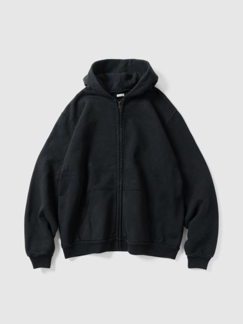 A.PRESSE Vintage Zip Sweat Hoodie Black