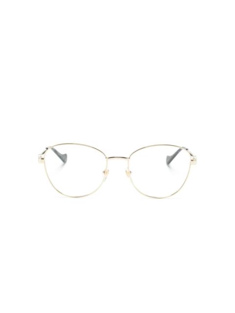 Interlocking G round-frame glasses