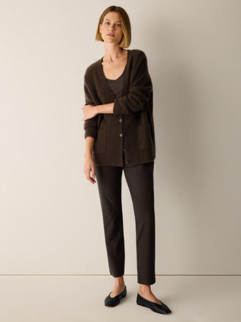 EILEEN FISHER Washable Stretch Crepe Slim Pant
