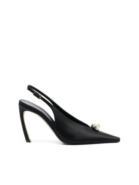 Lanvin pointed-toe slingback pumps