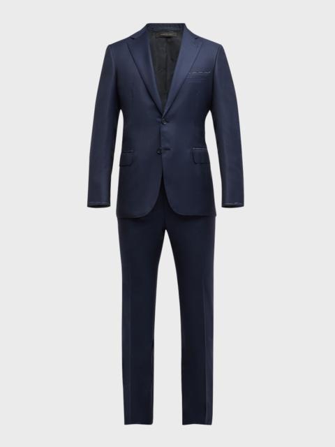 Brioni Men's Windowpane Wool Suit