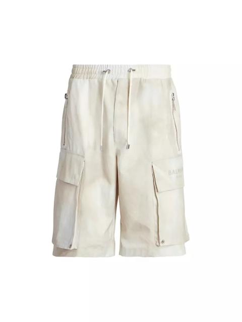 Balmain Desert Print Bermuda Shorts