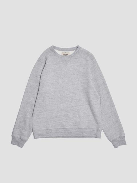 Nigel Cabourn Embroidered Arrow Crew in Grey Marl