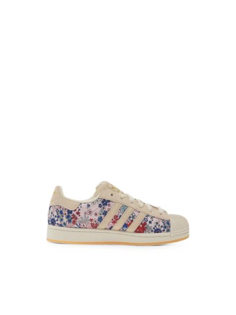 adidas Superstar II floral-print low-top sneakers