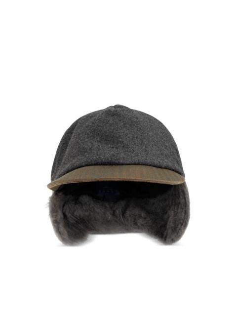 SEASE ear-flap peaked cap