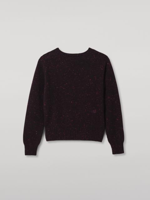 Johnstons of Elgin Cairn Purple Donegal Cashmere Jumper
