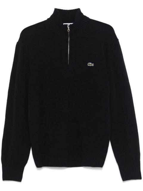 LACOSTE HALF ZIP PULLOVER
