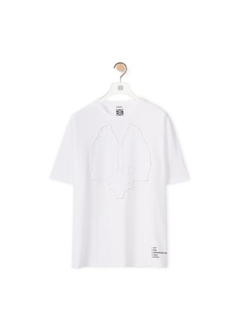 Loewe Elephant embroidered T-shirt in cotton
