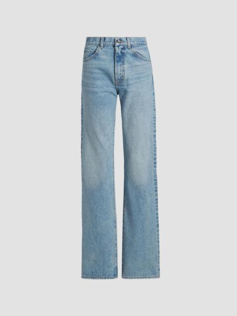 NILI LOTAN Women's Mitchell High-Rise Straight-Leg Jeans - Alice Wash