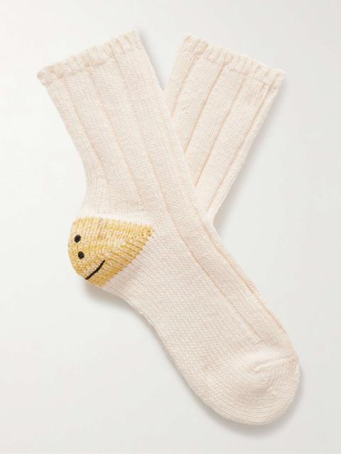 Kapital Intarsia Cotton-Blend Socks