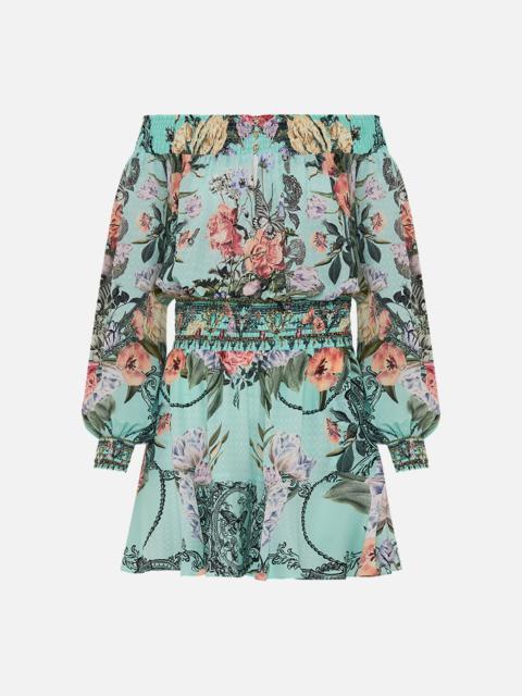 CAMILLA OFF SHOULDER SHORT DRESS