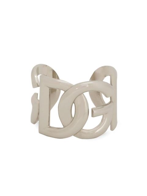 Dolce & Gabbana logo-lettering cuff-design bracelet