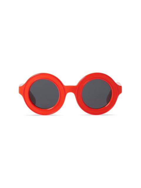 Burberry round-frame logo-print sunglasses